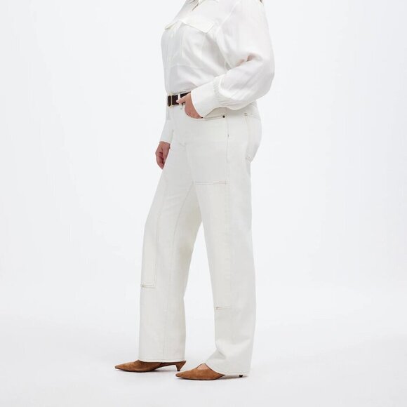 Madewell Plus Dean Easy Button Fly Straight Leg Jeans Size 32 NWT - Picture 2 of 11